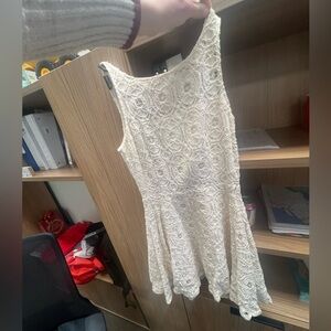 BB Dakota by Steve Madden mini ivory spring dress size 0.